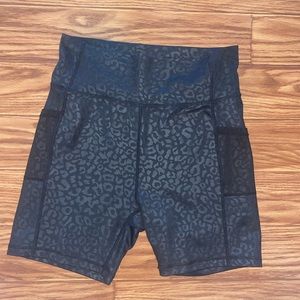 Cheetah print Biker Shorts